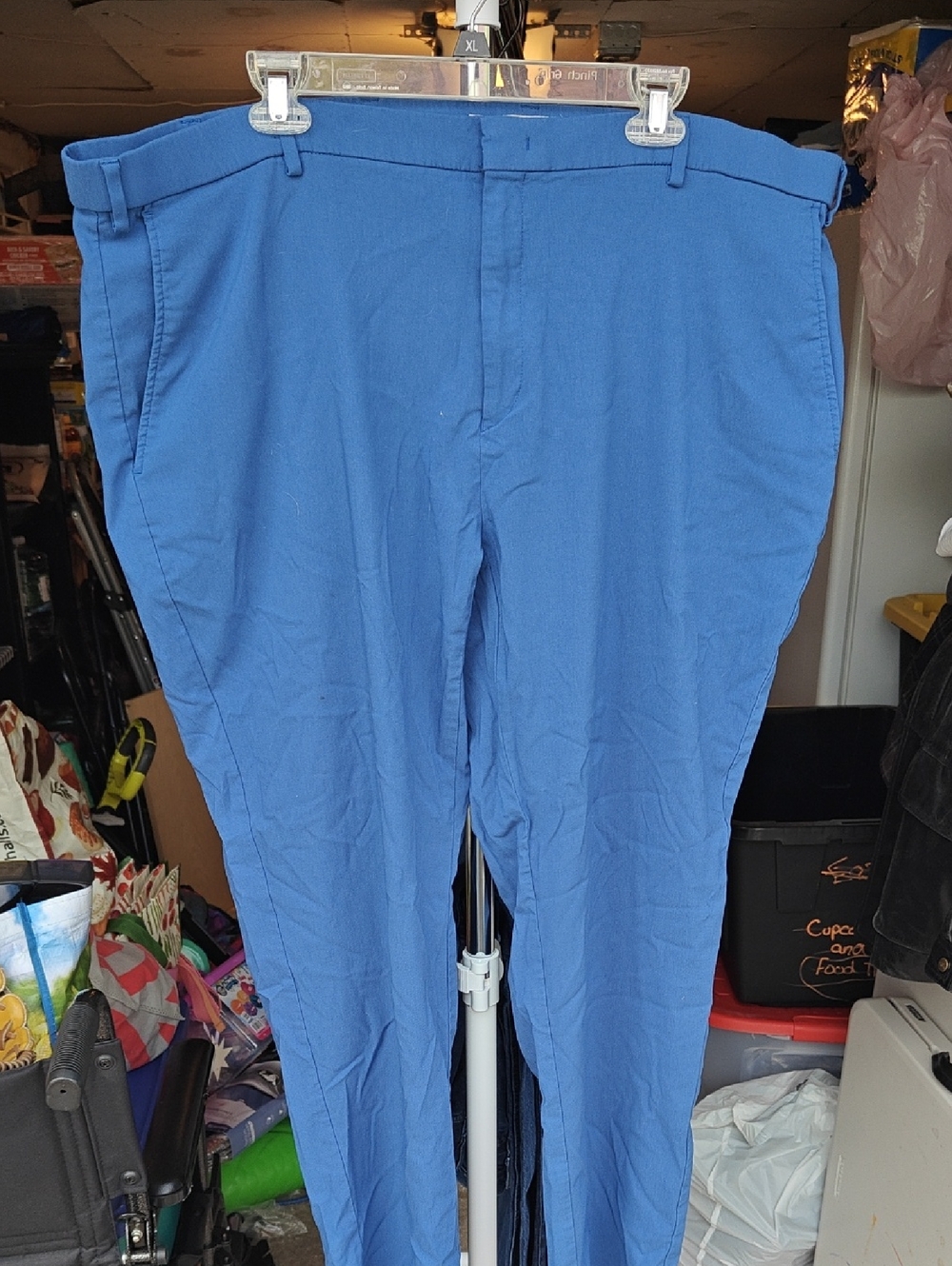 Jos. A. Bank Men's Blue Classic Straight-Leg Pants